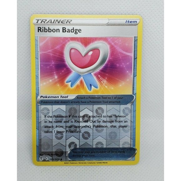 Pokemon 2021 Trainer Ribbon Badge Pokemon Trading Collectible Card - Picture 6 of 8
